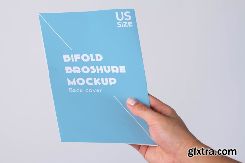 Corporative Hand Bifold Mock Up