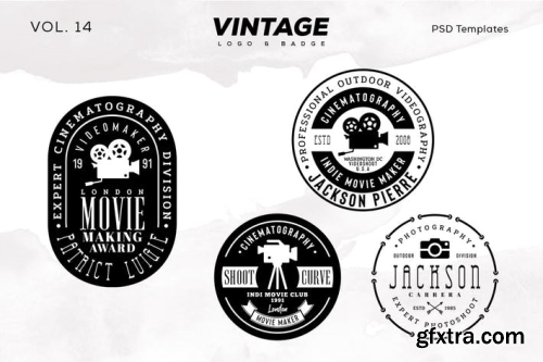 Vintage Logo & Badge Vol. 14