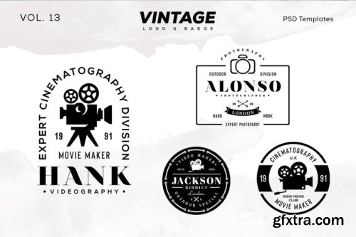 Vintage Logo & Badge Vol. 13