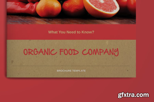 Organic Food Brochure