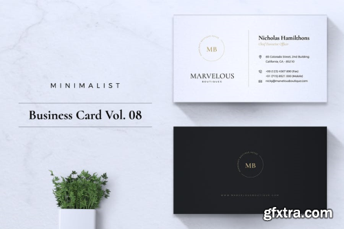 Minimalist Business Card Vol. 08