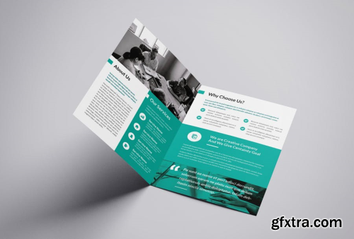 Bussiness Corporate Bifold Brochure