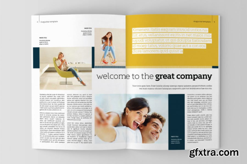 Colour Magazine Template