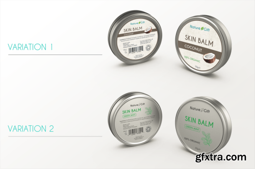 Cosmetic Balm Label Template