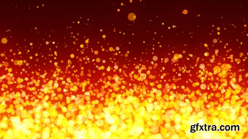 Fiery Particles Background