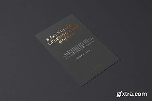 5.5x8.5 Flyer / Postcard / Greeting Card Mockup