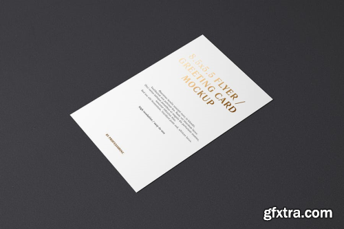 5.5x8.5 Flyer / Postcard / Greeting Card Mockup