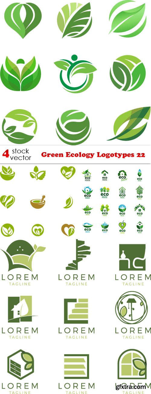 Vectors - Green Ecology Logotypes 22