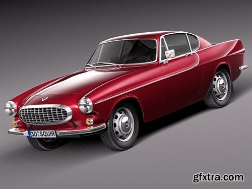 Volvo P1800 1961–1973 3D Model