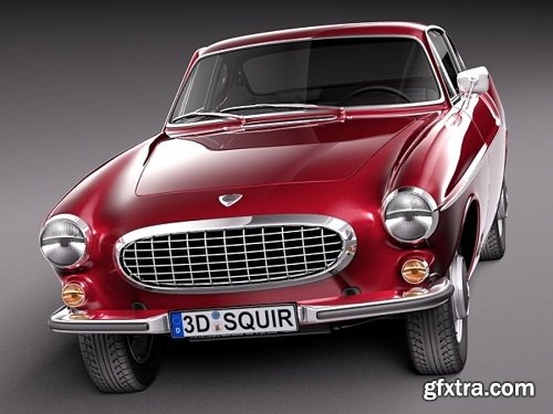 Volvo P1800 1961–1973 3D Model