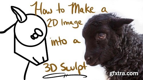 How to Make a 2D Image into a 3D Sculpt