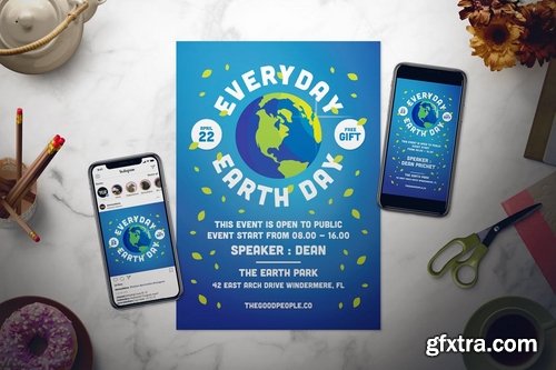 Earth Day Flyer Set