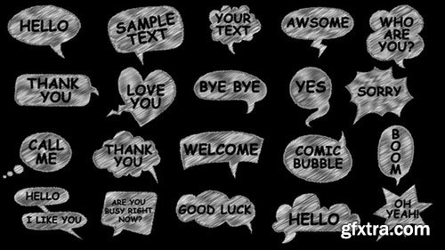 MotionArray Comic Speech Bubbles 197270