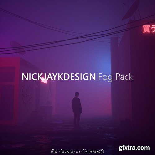 Fog Preset Pack - For Octane in Cinema4D - Includes 4 scene files