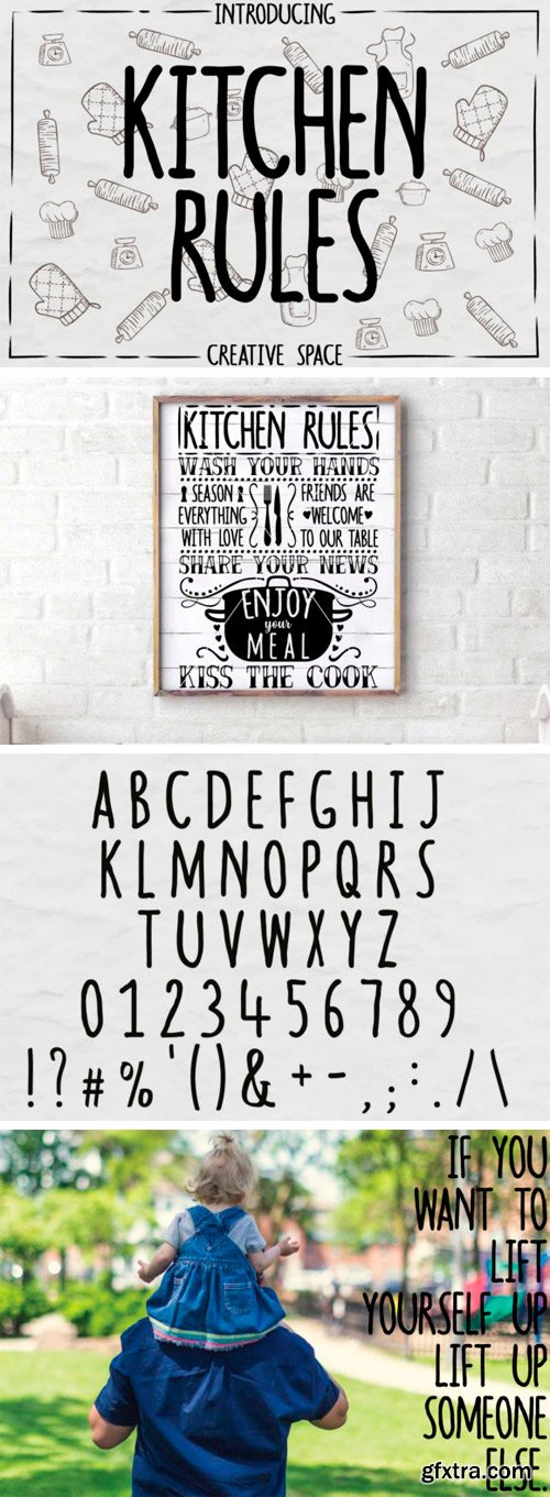 Kitchen Rules Font