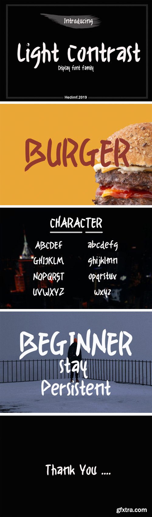 Light Contrast Font