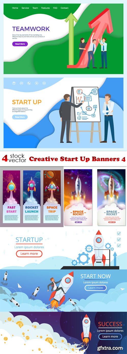 Vectors - Creative Start Up Banners 4