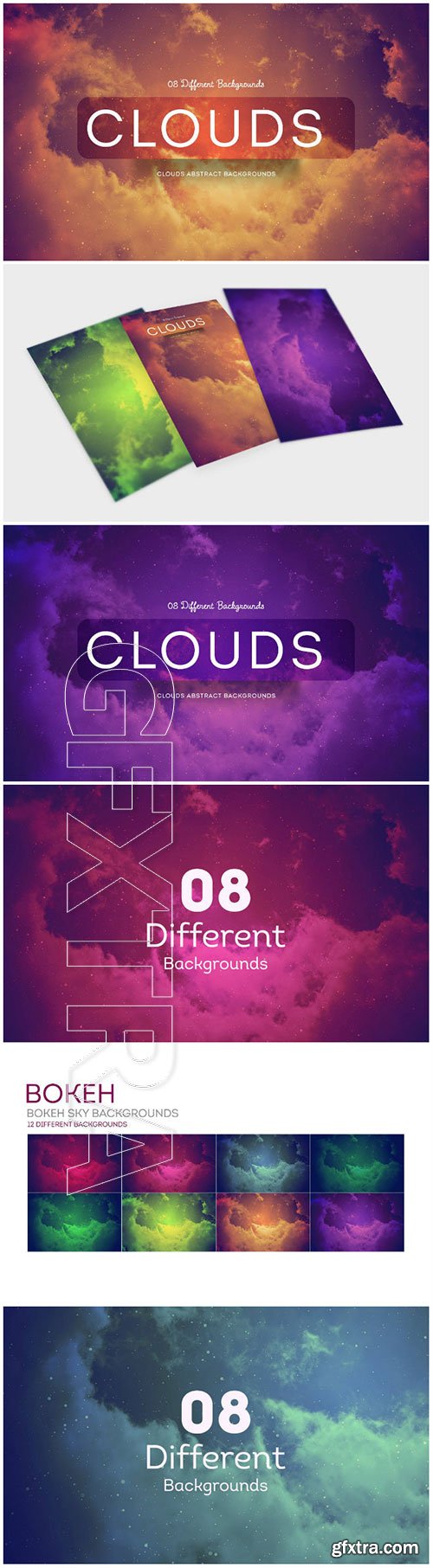 Clouds Abstract Backgrounds