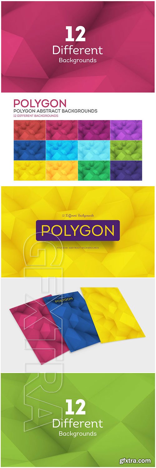 Colorful Polygonal Backgrounds