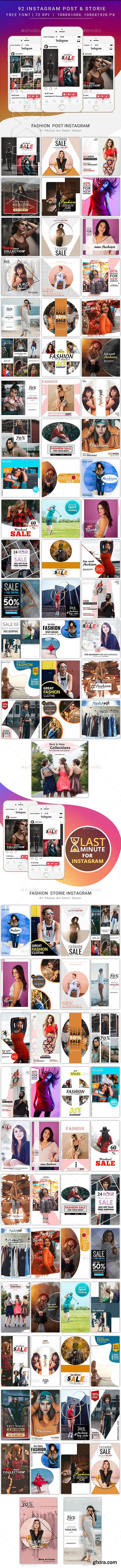 GraphicRiver - Fashion Instagram Post & Stories 23411179