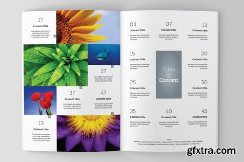 Gradient Magazine Template