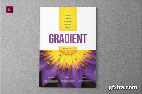 Gradient Magazine Template