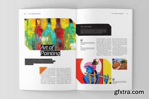 Art Magazine Template