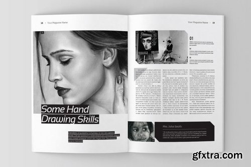 Art Magazine Template