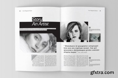 Art Magazine Template