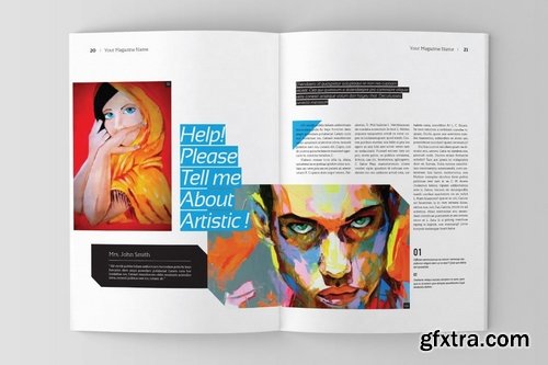 Art Magazine Template