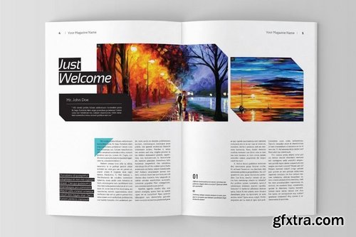 Art Magazine Template