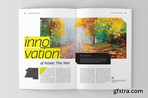 Art Magazine Template