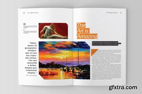 Art Magazine Template