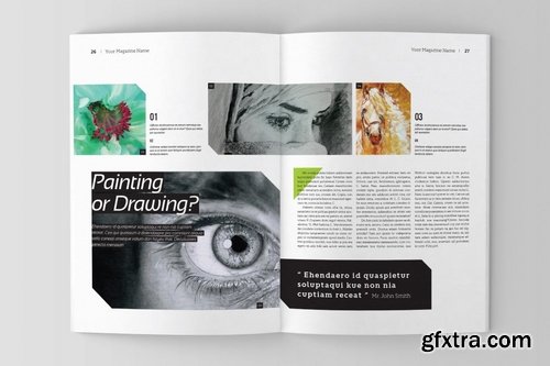 Art Magazine Template