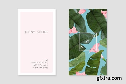 Wild Flower Business Card Template