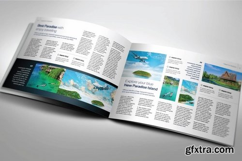 Interior A5 Landscape Magazine template