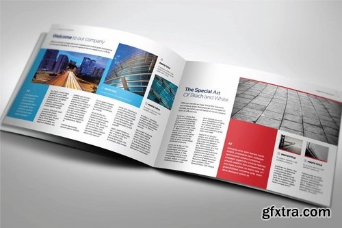 Interior A5 Landscape Magazine template