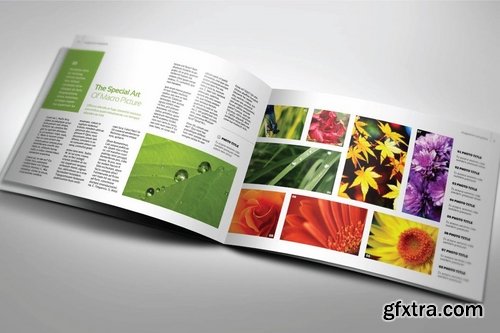 Interior A5 Landscape Magazine template