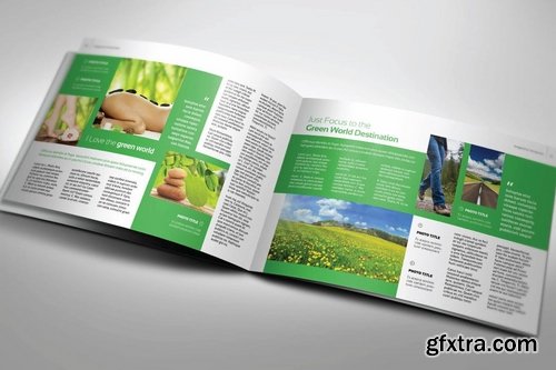 Interior A5 Landscape Magazine template