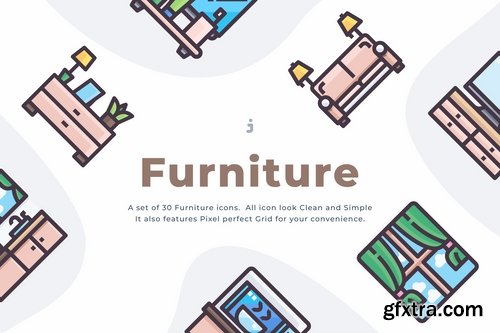 30 Furniture Icons