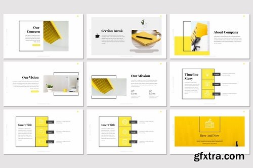 Amarillo - Powerpoint Keynote and Google Slides Templates