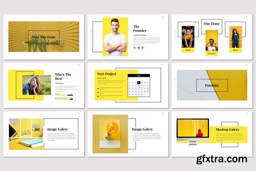 Amarillo - Powerpoint Keynote and Google Slides Templates