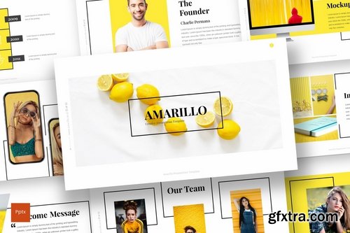 Amarillo - Powerpoint Keynote and Google Slides Templates