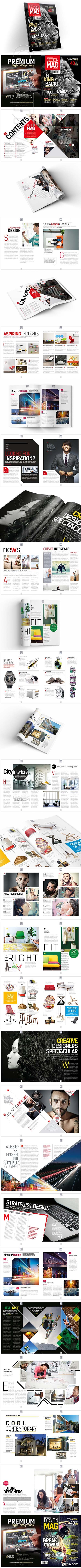 CreativeMarket - Magazine Template InDesign 07 2477854