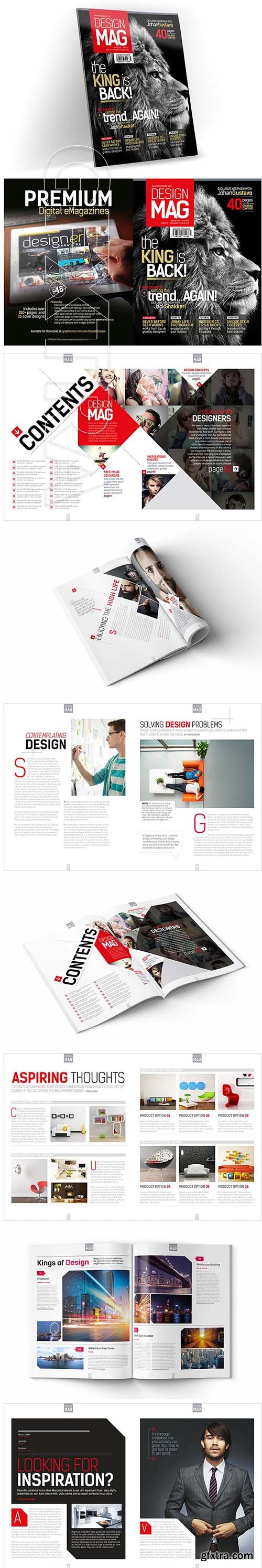 CreativeMarket - Magazine Template InDesign 07 2477854