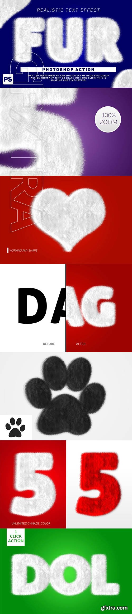 CreativeMarket - Wool Text Effect Photoshop Action 3165755