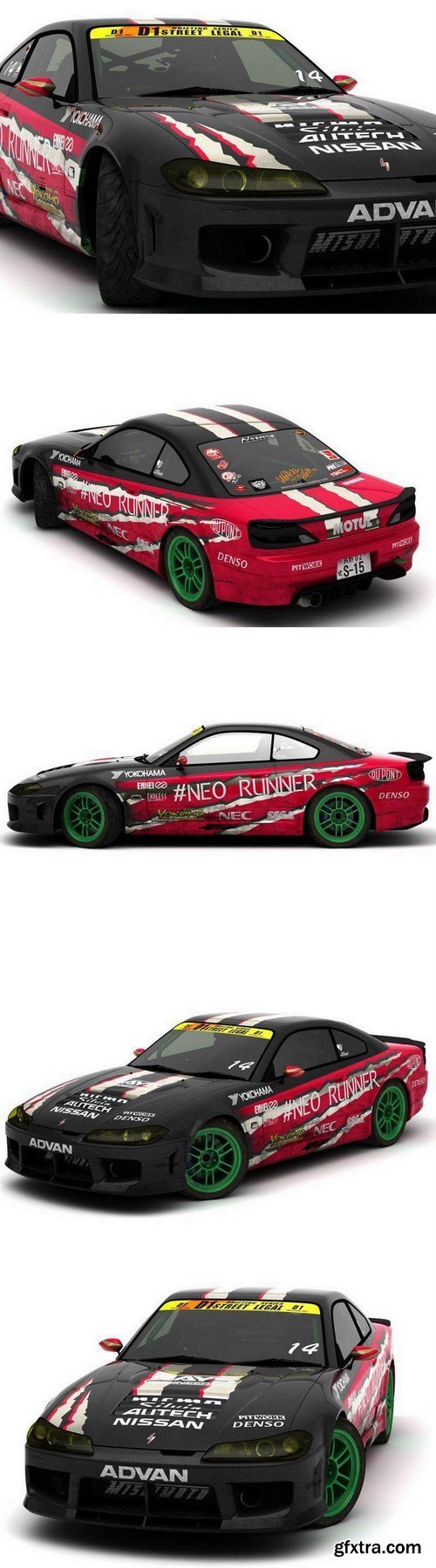 Nissan Silvia Neo Runner 3D Model