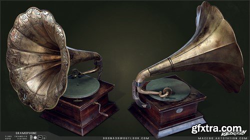 Gramophone 3D Model