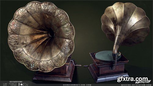 Gramophone 3D Model