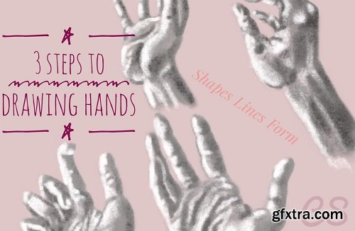 3 Steps to Drawing Hands